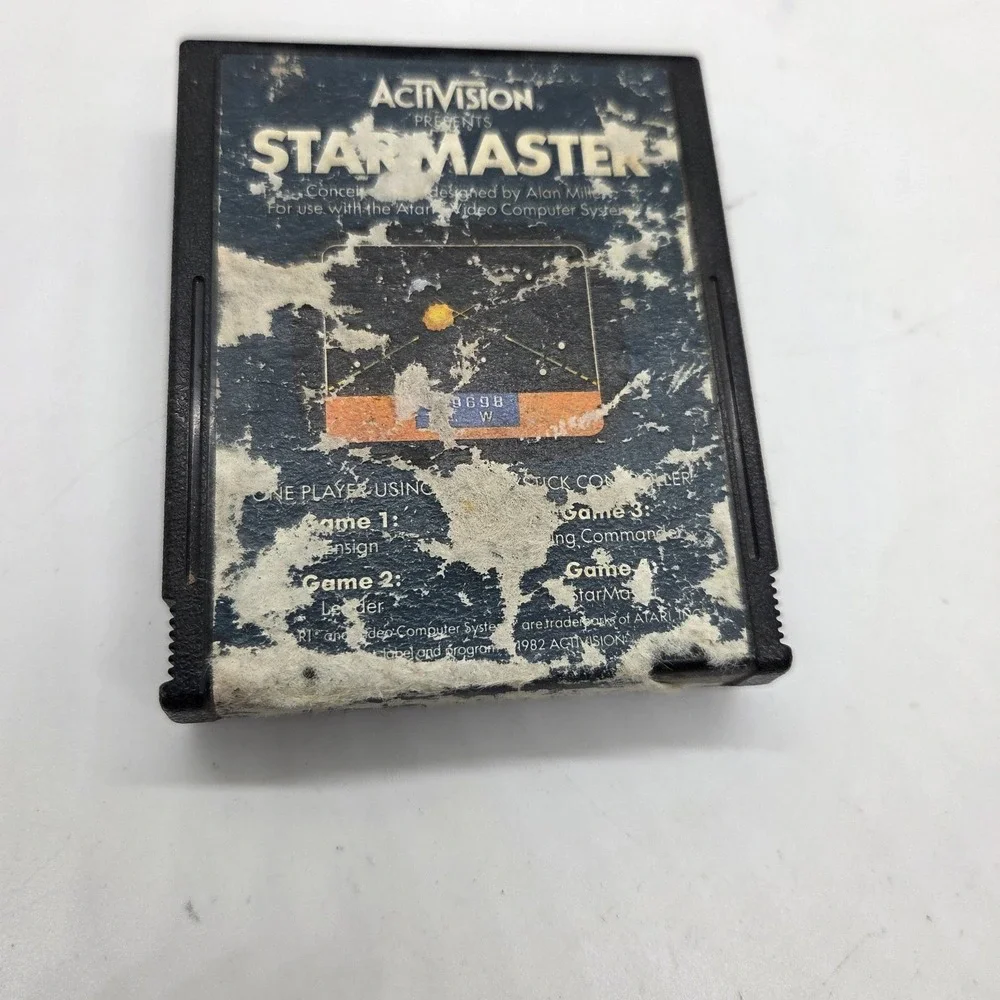VTG Starmaster Atari 2600 Activision Game Cartridge 1982‎ Tested Working AX-016